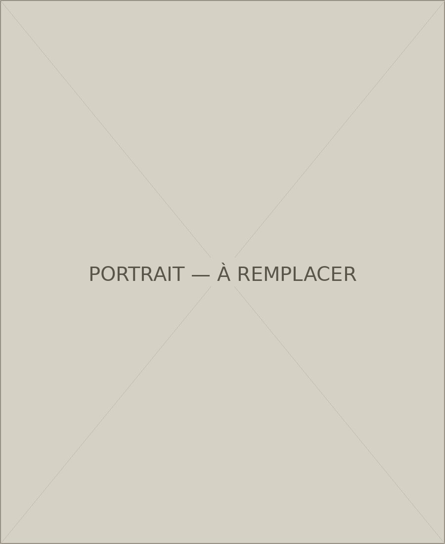 Portrait de [Nom Prénom]